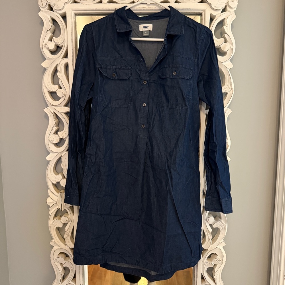 Old Navy Denim Button-Up Dress